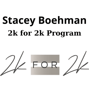 2k for 2k Program By Stacey Boehman