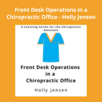 Chiropractic Front Desk Operations Course